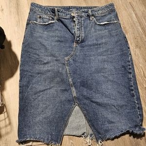 Old navy denim midi skirt